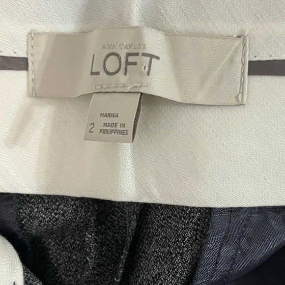 LOFT Charcoal Tailored Trousers - Picture 3 of 4